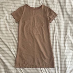 Nude Shift Dress